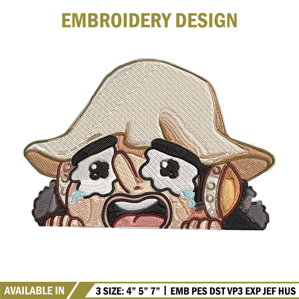 Usopp chibi Embroidery Design, One piece Embroidery, Embroidery File, Anime Embroidery, Anime shirt, Digital download.jpg