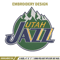 Utah Jazz logo embroidery design, NBA embroidery, Sport embroidery, Embroidery design,Logo sport embroidery..jpg