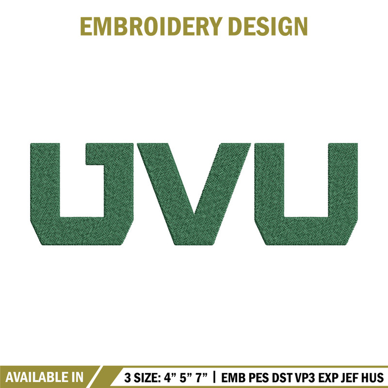 Utah valley logo embroidery design, Basketball embroidery, Sport embroidery, logo sport embroidery, Embroidery design.jpg