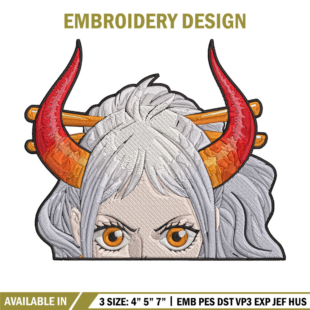 Yamato peeker Embroidery Design, One piece Embroidery, Embroidery File, Anime Embroidery,Anime shirt,Digital download.jpg