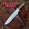 Seraphim Falls Bowie MUELA MAGNUM STAG 26 Replica Knife With Leather Sheath 0