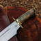 Seraphim Falls Bowie MUELA MAGNUM STAG 26 Replica Knife With Leather Sheath 4