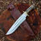 Seraphim Falls Bowie MUELA MAGNUM STAG 26 Replica Knife With Leather Sheath 8