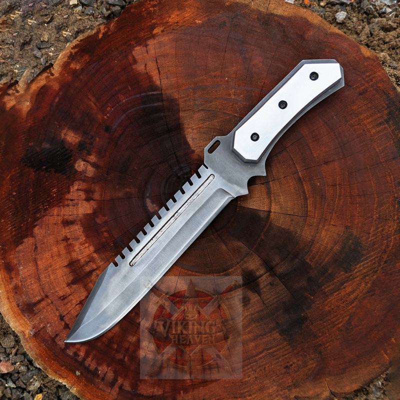 Resident Evil 5 Albert WESKER STARS Version Game Replica Full Tang Knife 1