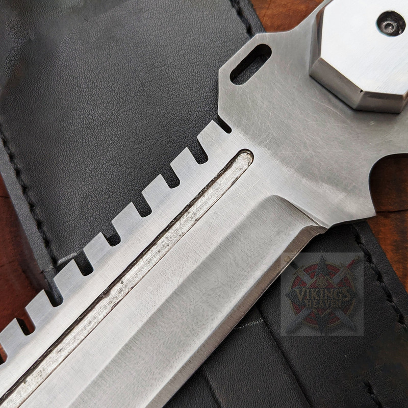 Resident Evil 5 Albert WESKER STARS Version Game Replica Full Tang Knife 3