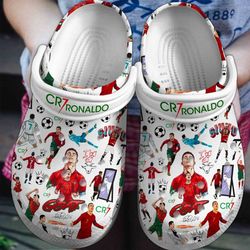 cristiano ronaldo clogs crocs, cristiano ronaldo football soccer crocs
