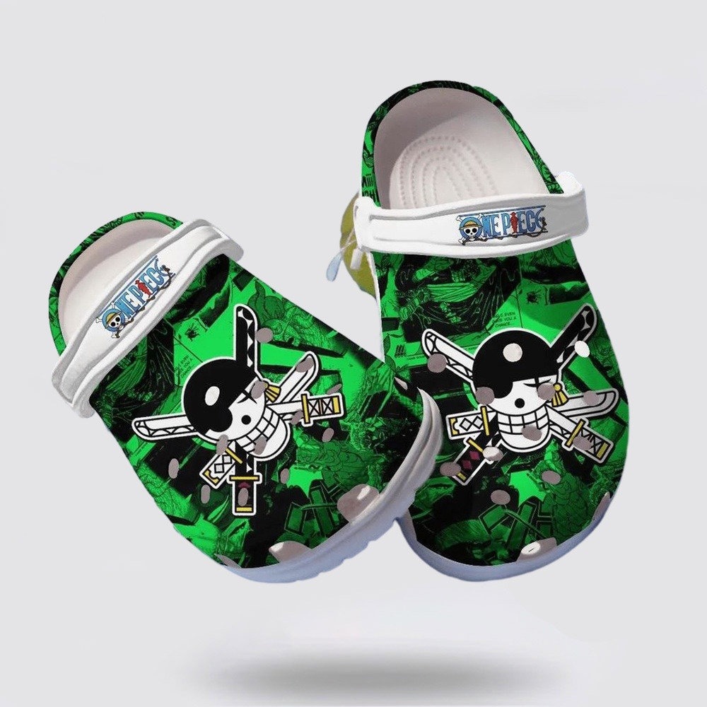One Piece Anime Crocs Shoes Crocband Clogs Comfortable For Men Women, One Piece Custom Clogs, Personalized Shoes, Summer Sandal 5.jpg