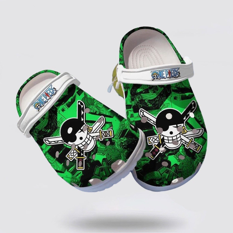 One Piece Anime Crocs Shoes Crocband Clogs Comfortable For Men Women, One Piece Custom Clogs, Personalized Shoes, Summer Sandal 5.jpg
