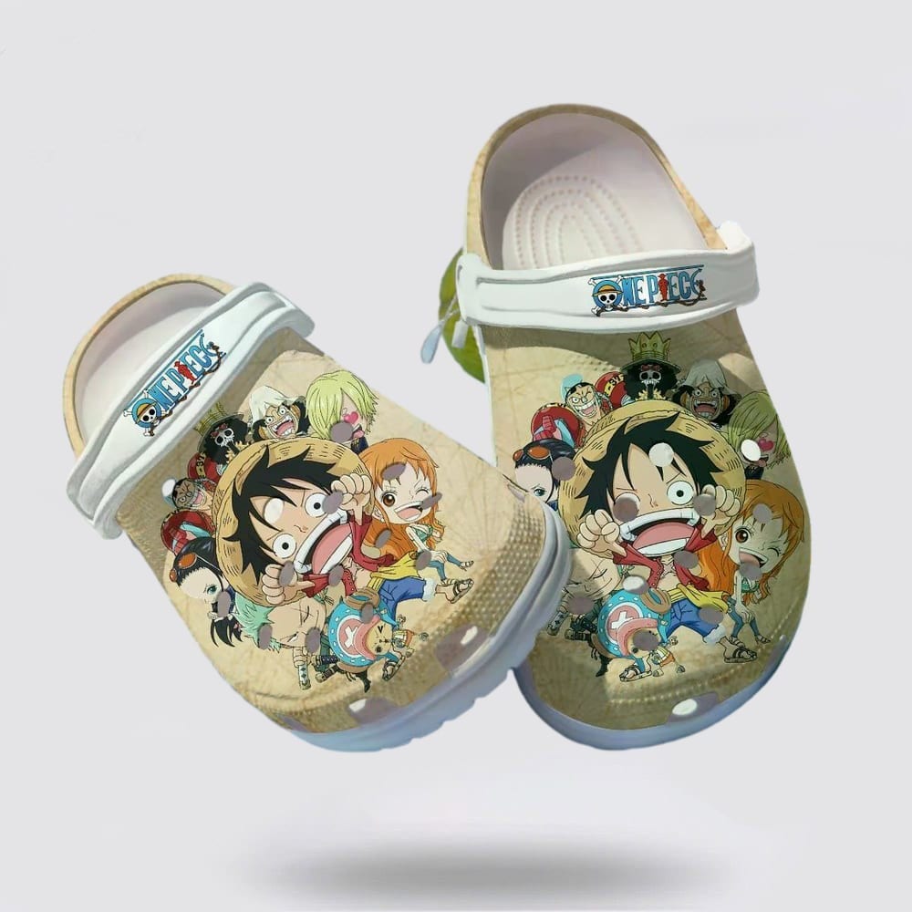 One Piece Anime Crocs Shoes Crocband Clogs Comfortable For Men Women, One Piece Custom Clogs, Personalized Shoes, Summer Sandal 10.jpg