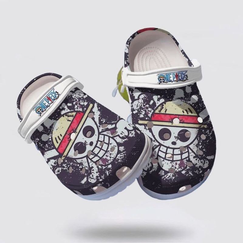One Piece Anime Crocs Shoes Crocband Clogs Comfortable For Men Women, One Piece Custom Clogs, Personalized Shoes, Summer Sandal.jpg