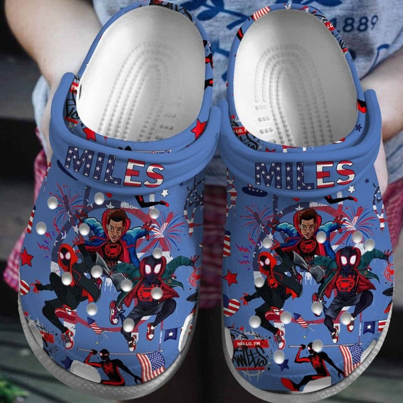 Spider Man Across The Spider Verse Cartoon Clogs Shoes Comfortable For Men Women 1.jpg