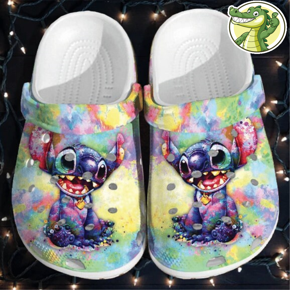 Custom Lilo Stitch Watercolor Shoes, Stitch Shoes,Stitch Sandals, Stitch Summer Shoes, Custom Summer Shoes, Mens Sandals,Shoes For WomenMen.jpg