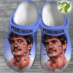 custom name pedro pascal slippers, crocs clog custom