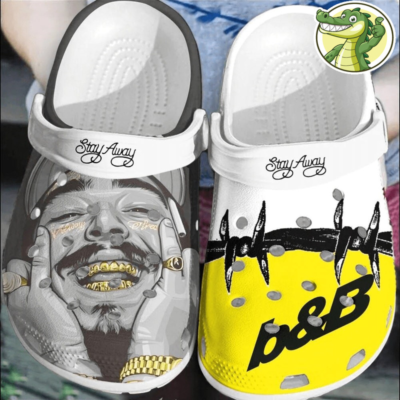 Custom Name Post Malone Slippers, Post Malone Shoes, Post Malone Sandals, Custom Name Shoes,Funny Slippers, Summer Shoes, Mens Sandals.jpg