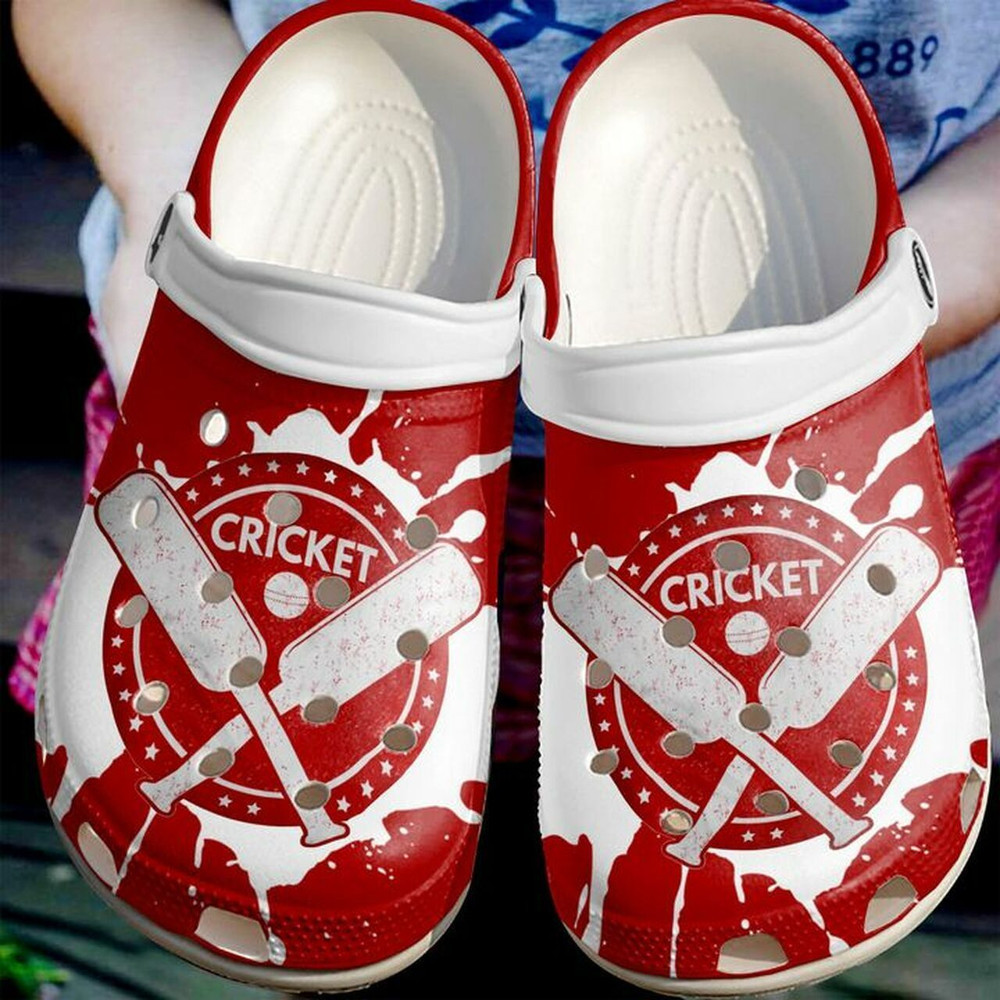 Cricket Lover Football 102 Gift For Lover Rubber Crocs Clog Shoes Comfy Footwear.jpg