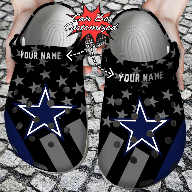 Football Crocs - Personalized D.Cowboys Star Flag Clog Shoes.jpg