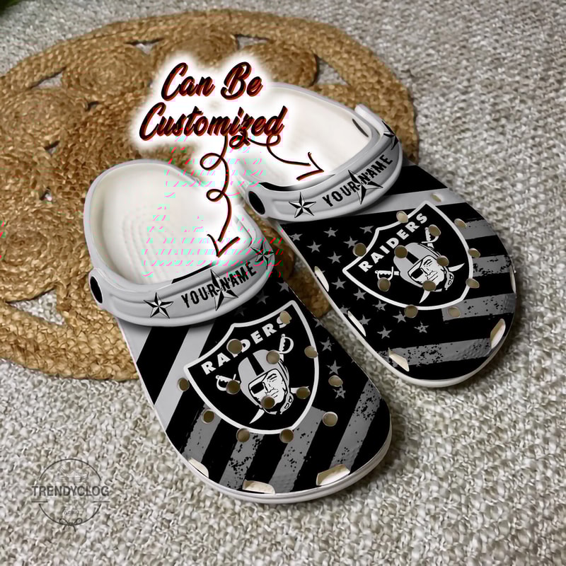 Football Crocs - Personalized Lv Raiders American Flag Clog Shoes.jpg