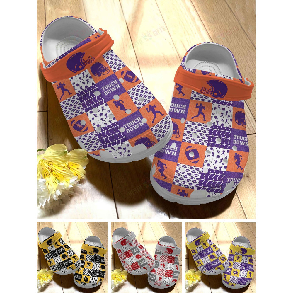 Football Crocs Classic Clog Touch Down Shoes.jpg