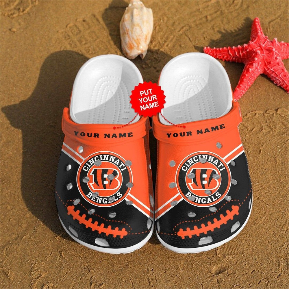 National Football C.Bengals Crocs Crocband Clog Comfortable Water Shoes For Fans.jpg