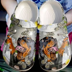 rottweiler daisy dog lovers clog shoes sandal rottweiler dog shoes d