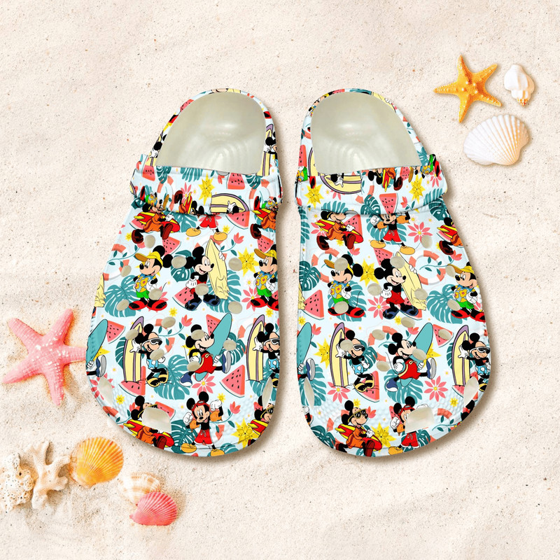 Tropical Mickey Mouse Surf Shoes Mickey Shoes Mickey Aloha Summer Cl 0