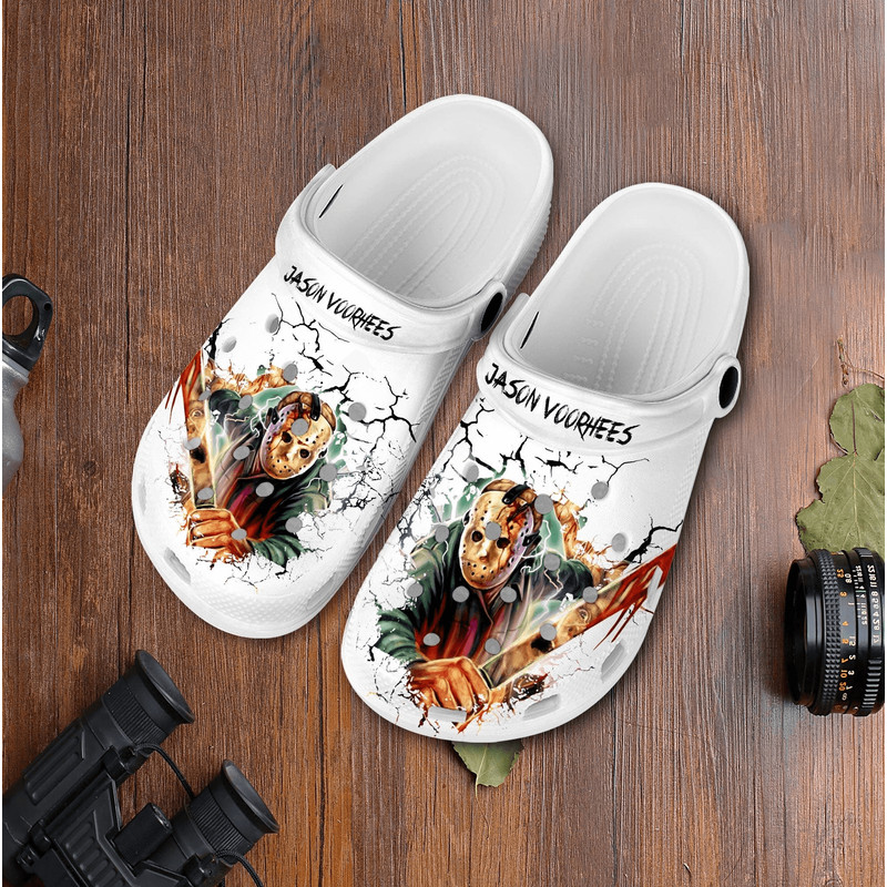 Jason Voorhees Clog Shoes Jason Voorhees Sandal Shoes Horror Charact 0