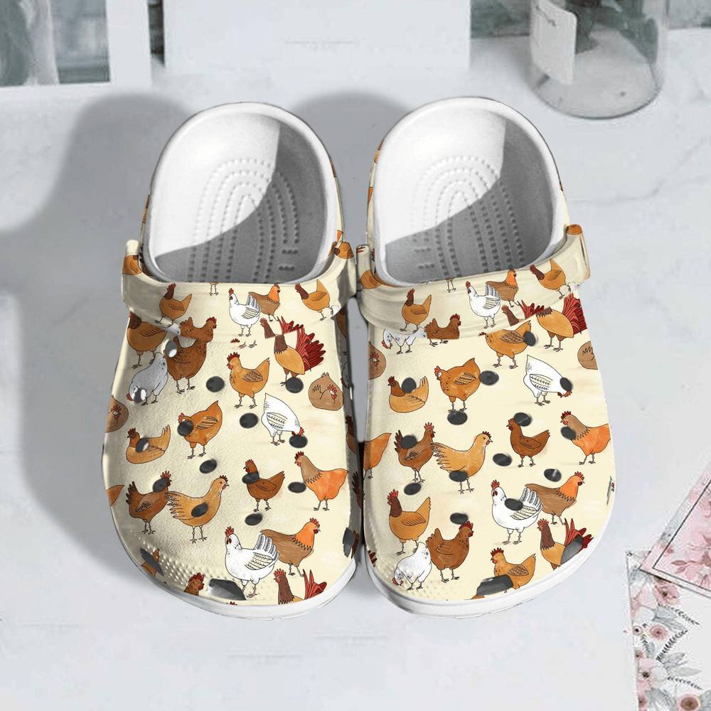 Chicken Farmer Clog Shoes Chicken Sandal Shoes Gift For Women Gift 0