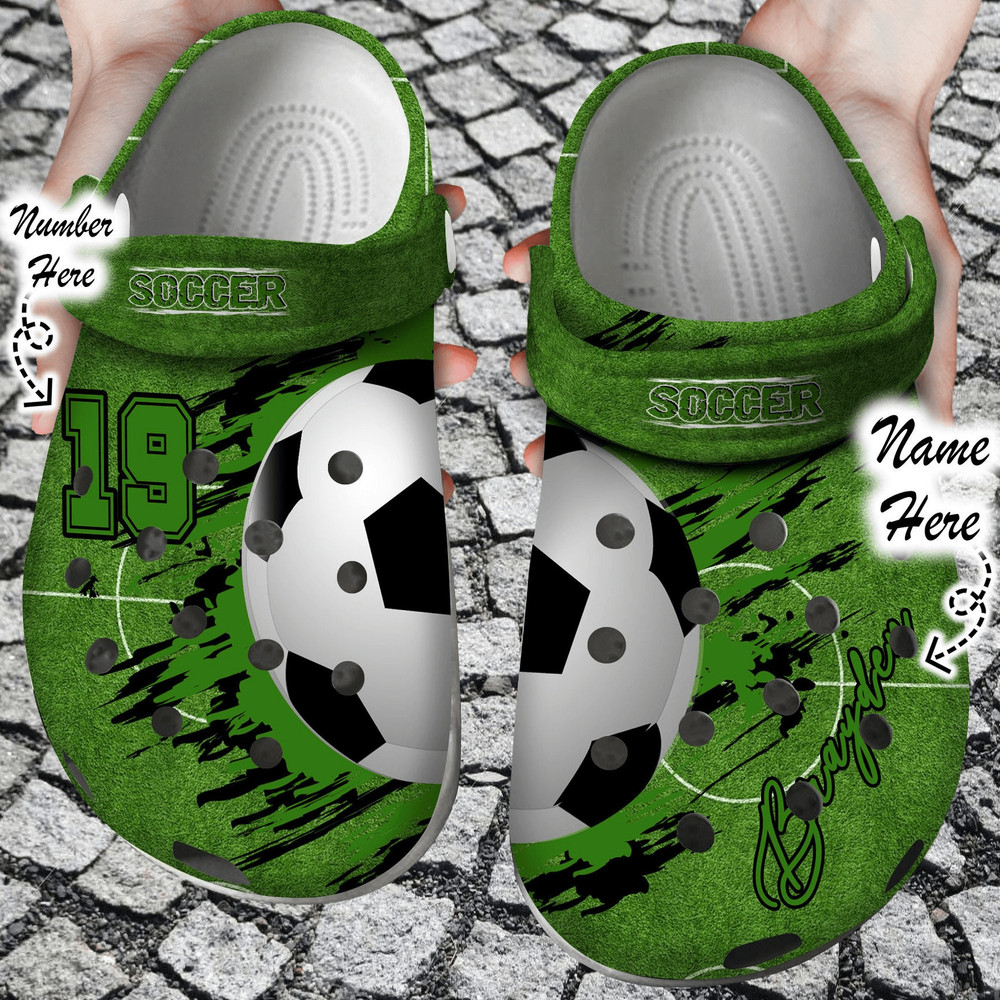 Soccer Personalized Lover Football Crocs Clog Shoes Sport Crocs 0