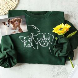custom embroidered pet sweatshirts, personalized crewneck sweatshirts