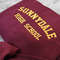 Embroidered Sunnydale High School Unisex Sweatshirt, Buffy Sweatshirt - Hoodie, Buffy The Vampire Slayer, Sunnydale Razorbacks, Large Design.jpg