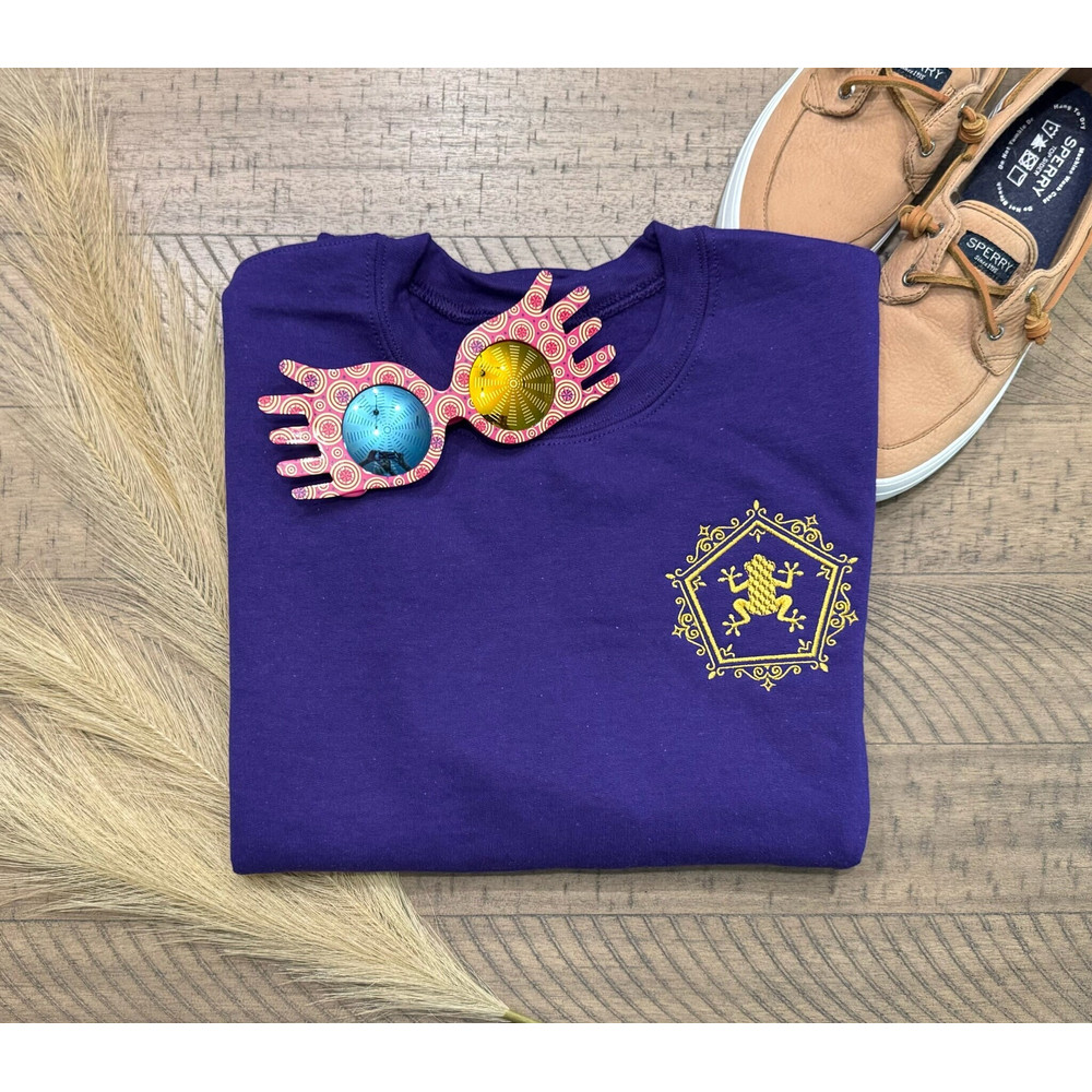 Wizard Chocolate Frog Wizard Embroidered Crewneck Magic Hoodies.jpg
