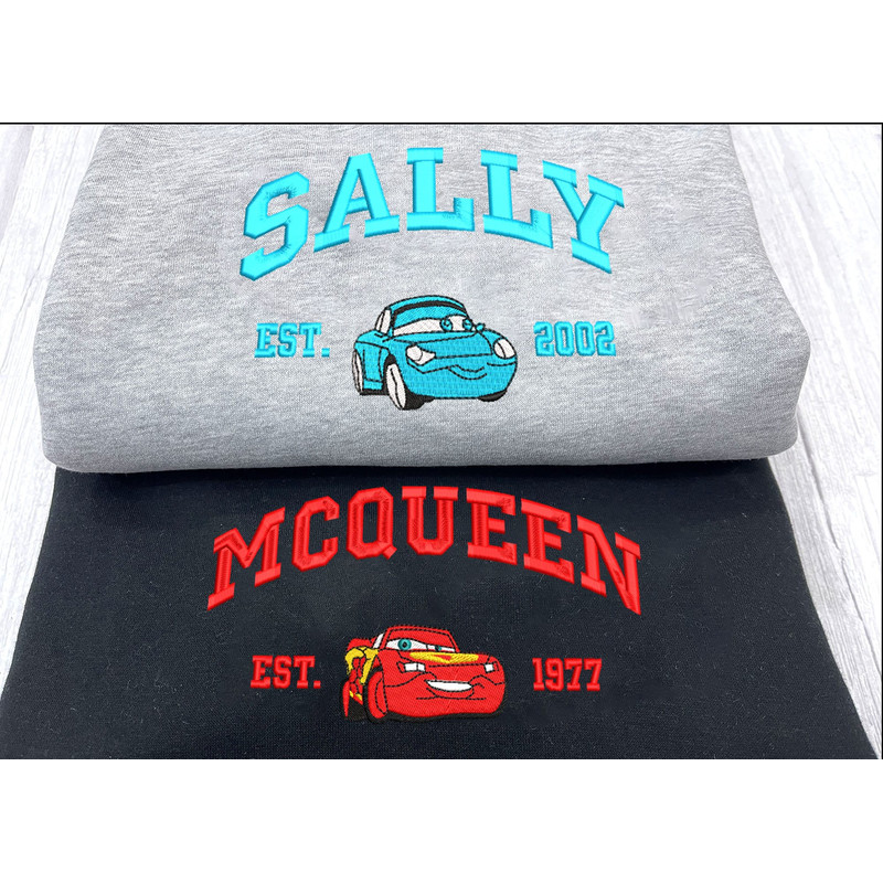 Cars McQueen Mater And Sally Embroidered Sweatshirt.jpg