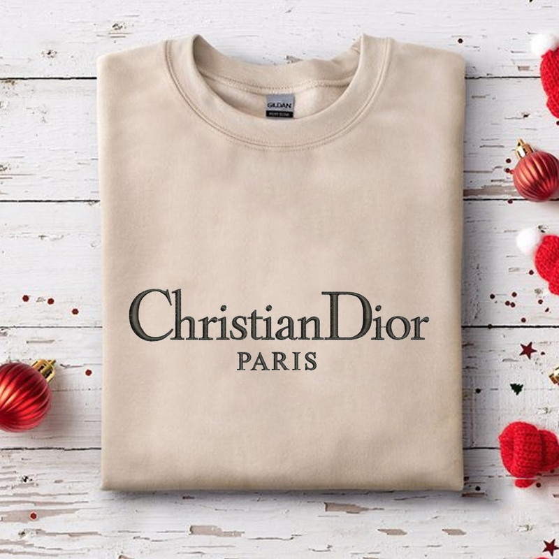 Christian Dior Paris Embroidered Sand Sweatshirt Gifts For Her.jpg