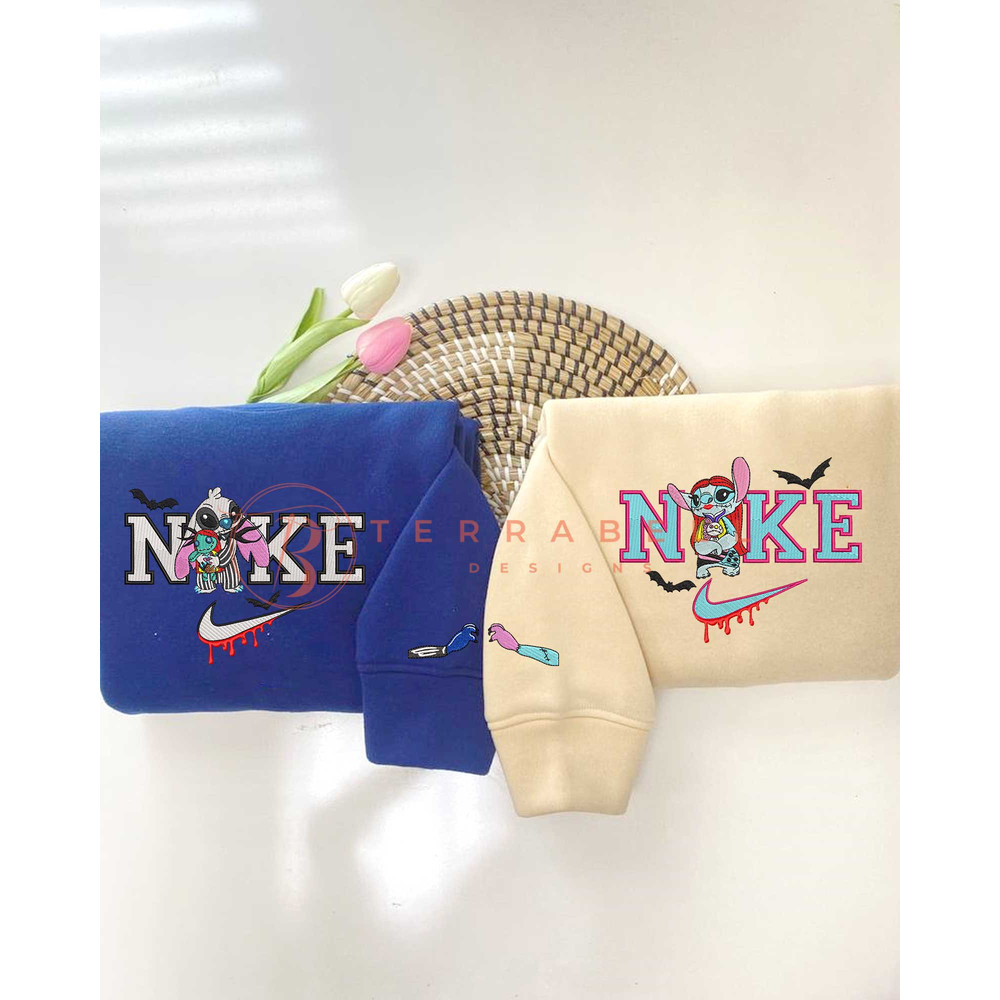 Costume Jack And Sally Halloween Embroidered Sweatshirt.jpg