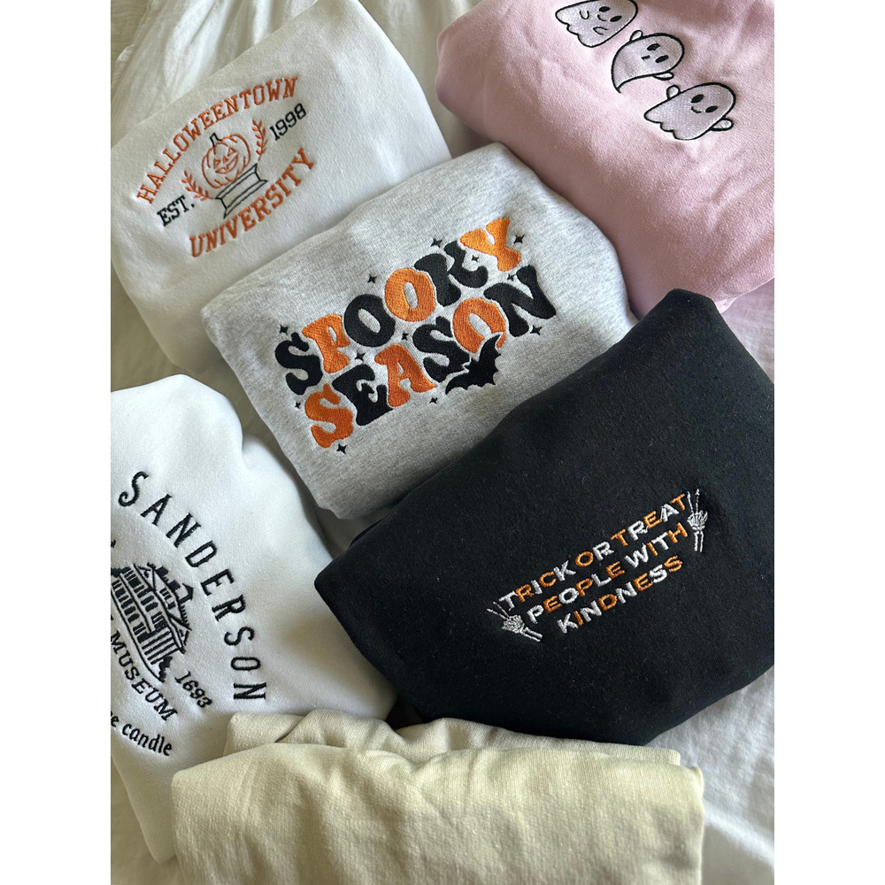 Custom Halloween Spooky Season Embroidered Sweatshirt.jpg