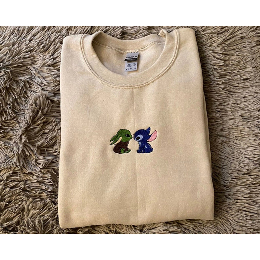 Custom Stitch And Yoda Embroidered Sweatshirt.jpg