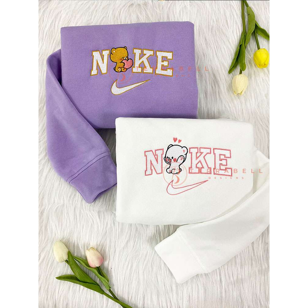 Cute Couple Mocha And Milk Bear Embroidered Sweatshirt.jpg