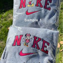 disneyland matching couple embroidered sweatshirt