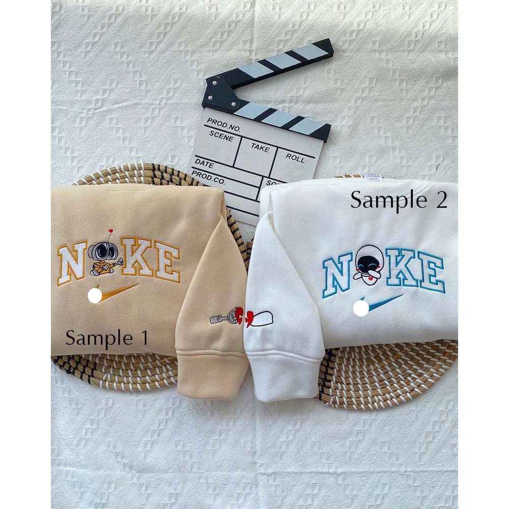 Matching Couple Wall-E And Eve Embroidered Sweatshirt.jpg