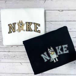 nike bluey x bingo dance couple embroidered sweatshirt