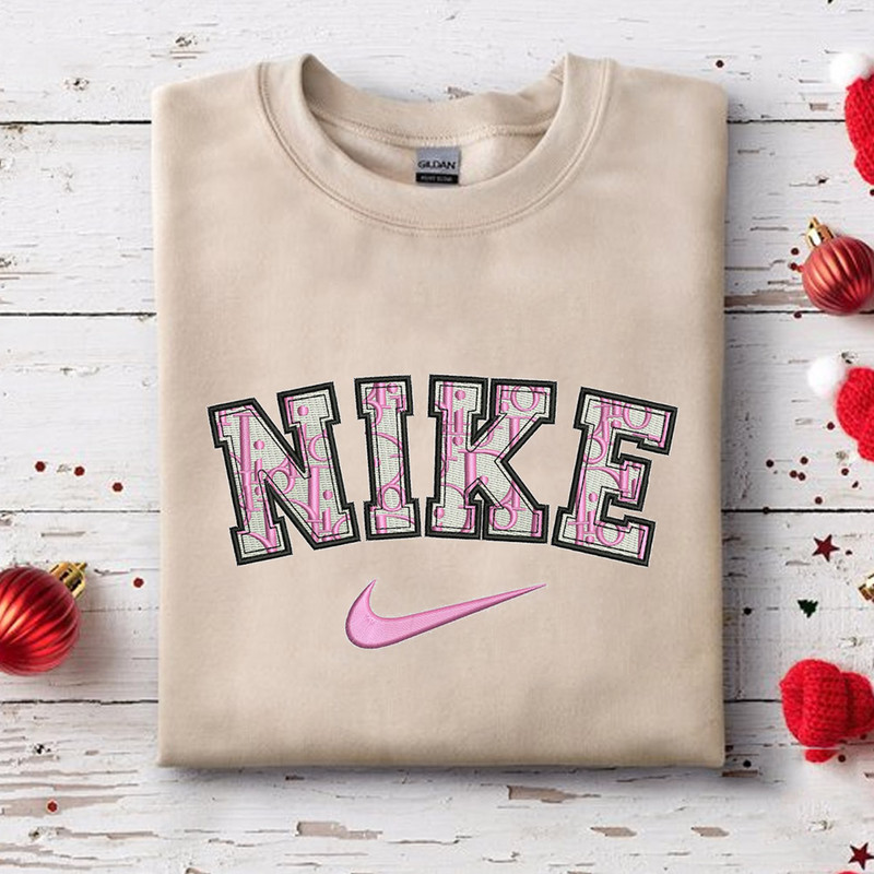 Nike Dior Full Thread Embroidered Sand Sweatshirt Gifts For Her.jpg