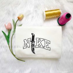 nike horror chacrecter ghostface screem halloween embroidered sweatshirt