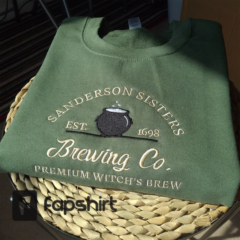 Sanderson Sisters Brewing Co Halloween Embroidery Sweatshirt.jpg