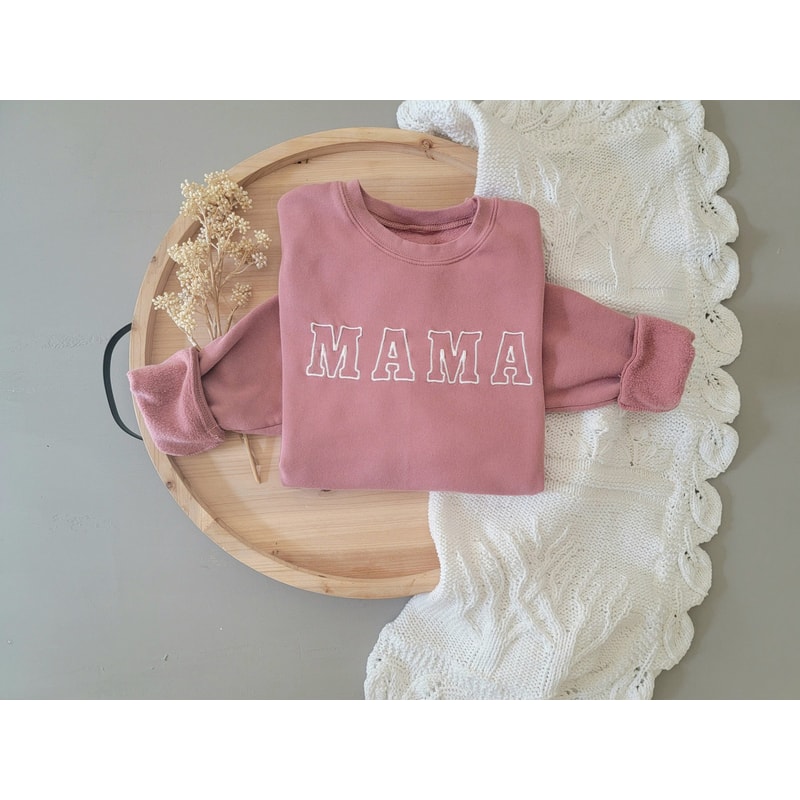 Simple Nice Embroidered Mama Sweatshirt.jpg
