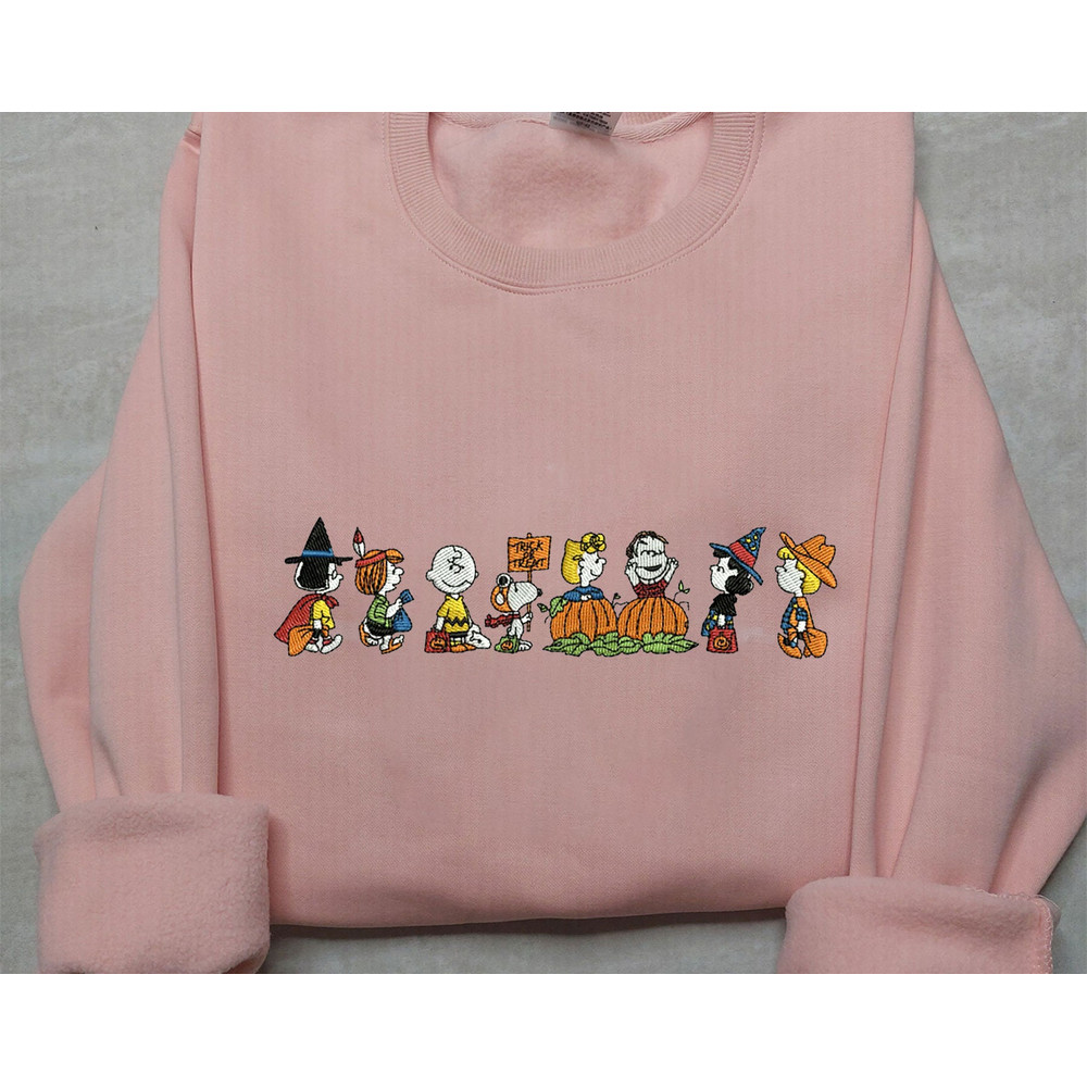 Snoopy And Friends Halloween Embroidered Sweatshirt.jpg