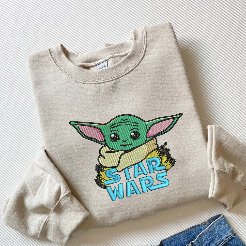 Star Wars Baby Yoda Embroidered Sweatshirt.jpg