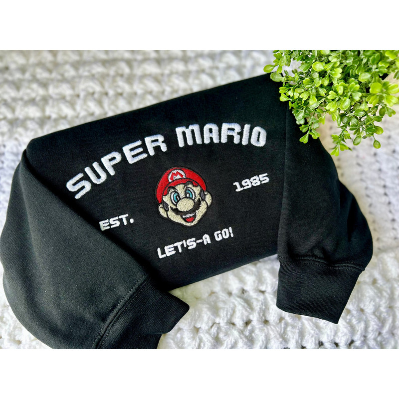 Super Mario EST 1985 Embroidered Sweatshirt.jpg