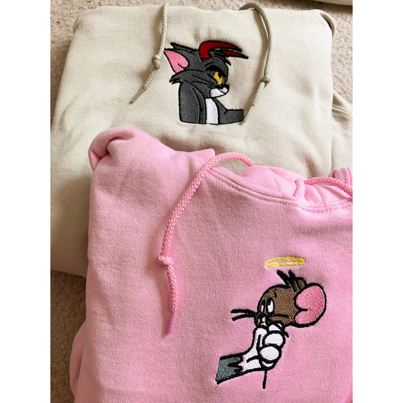 Tom And Jerry Matching Embroidered Hoodies.jpg