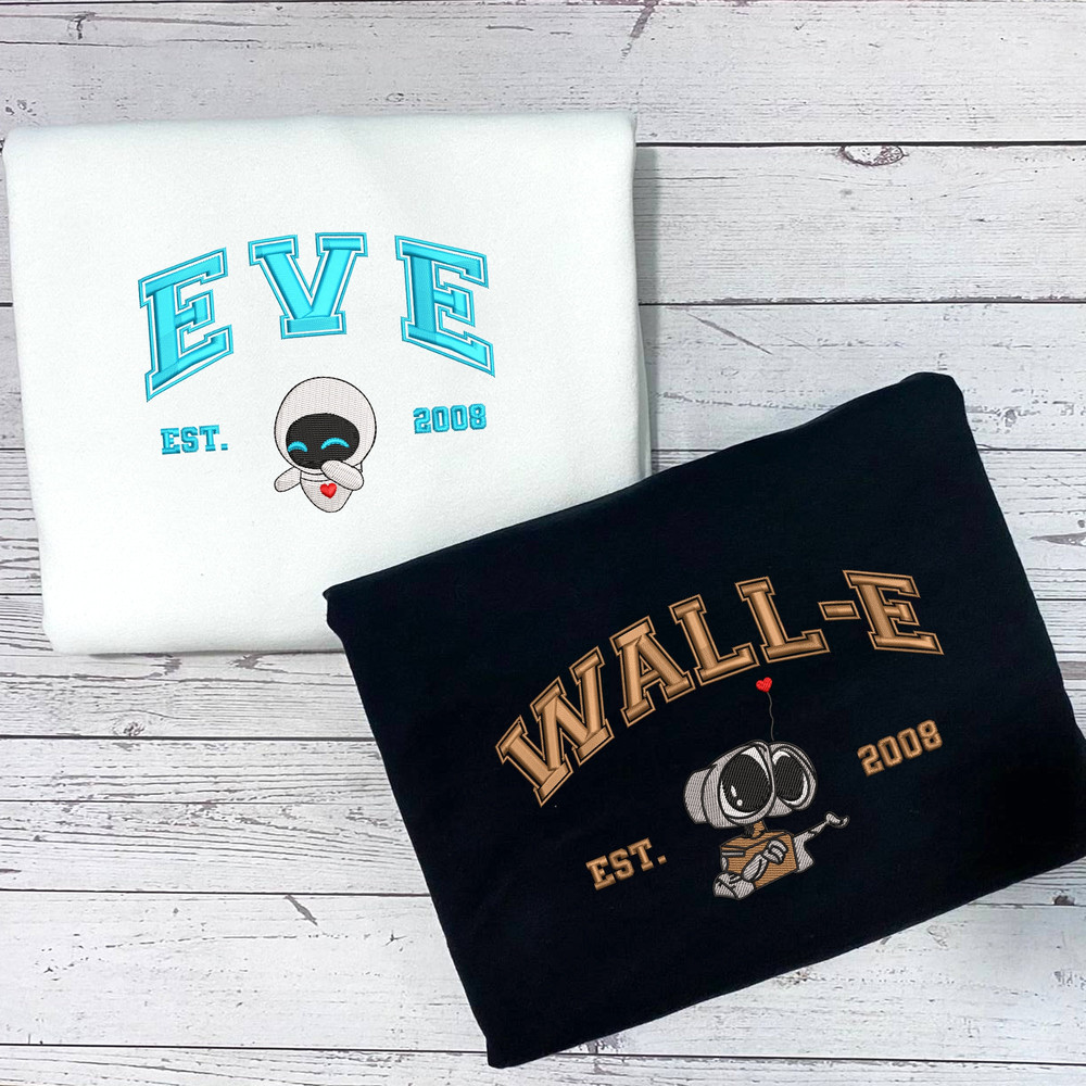 Walle X Eve Couple Embroidered Cartoon Sweatshirts.jpg