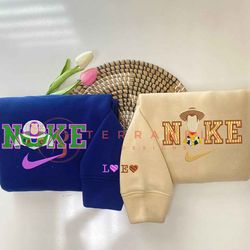 woody and buzz lightyear embroidered sweatshirt
